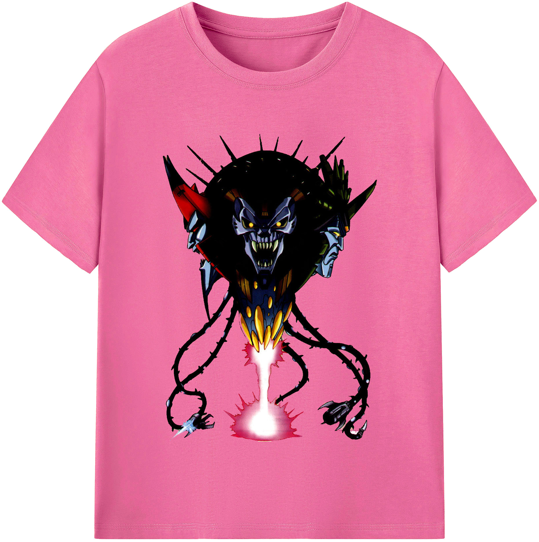 （画像用）  レディースカジュアルプリントTシャツ（綿100％）